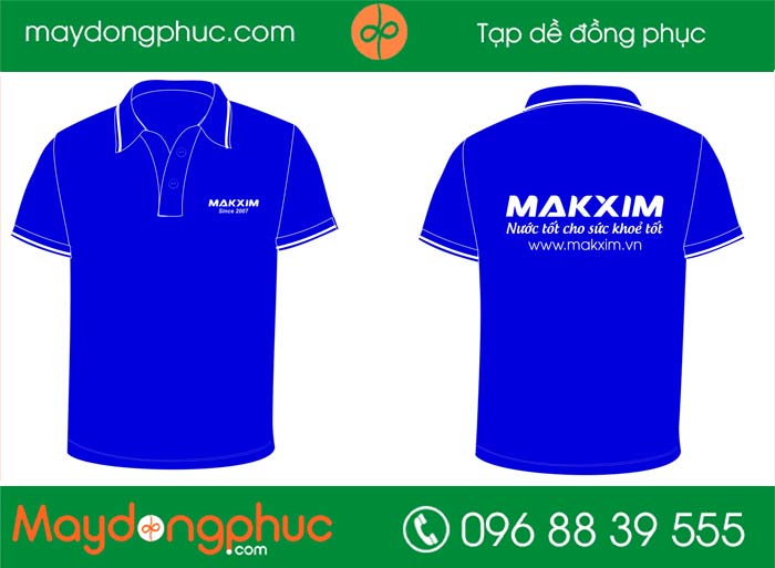 May áo công ty Makxim
