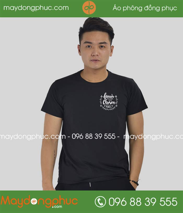 May áo cổ tròn Công ty Family is everything - mẫu 2