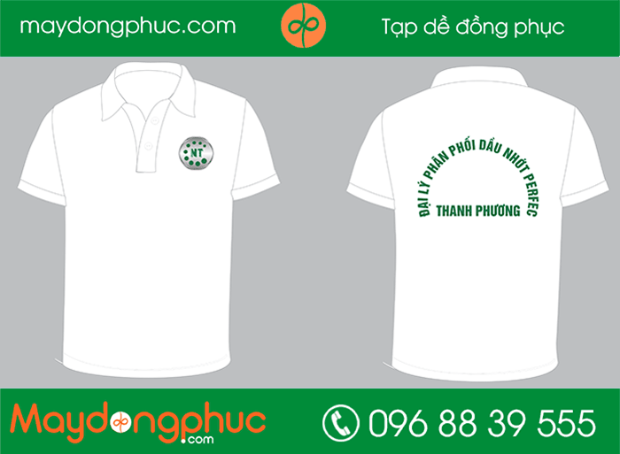 May áo đại lý phân phối dầu nhớt Thanh Phương