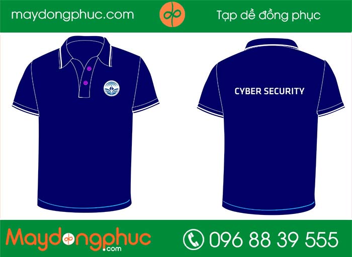 May áo đồng phục công ty Cyber Security - mẫu 2