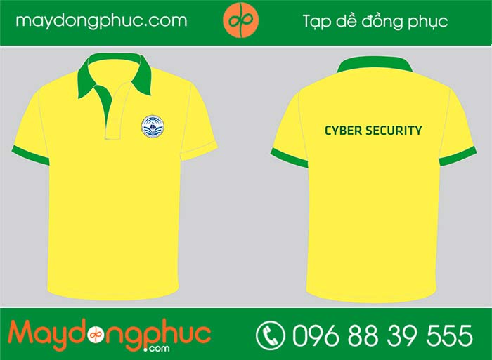 May áo đồng phục công ty Cyber Security - mẫu 3
