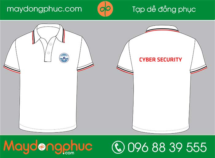 May áo đồng phục công ty Cyber Security - mẫu 4