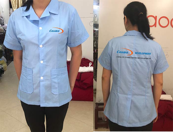 May đồng phục Công ty TNHH Cosmo Development