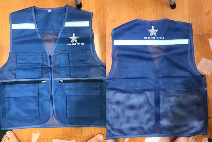 May áo gile đồng phục công ty Tây Hồ Star Việt Nam