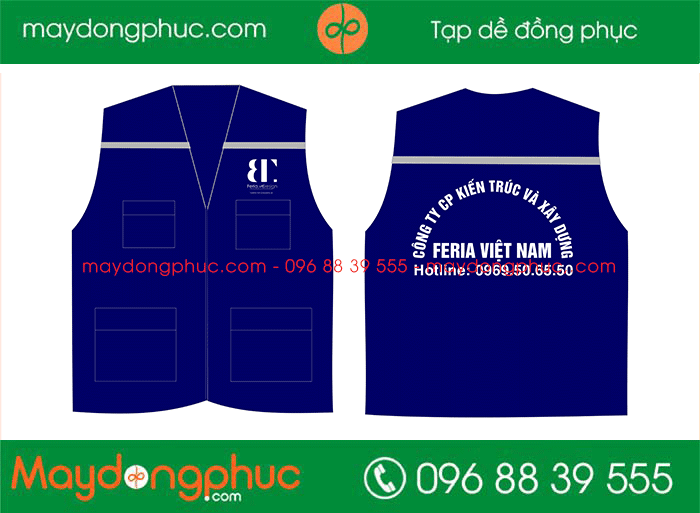 May áo gile Công ty CP kiến trúc và xây dựng Feria Việt Nam