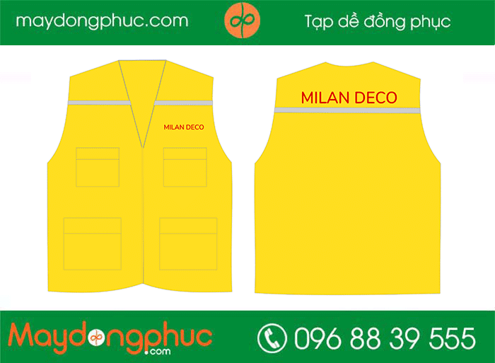 May áo gile Công ty Milan Deco