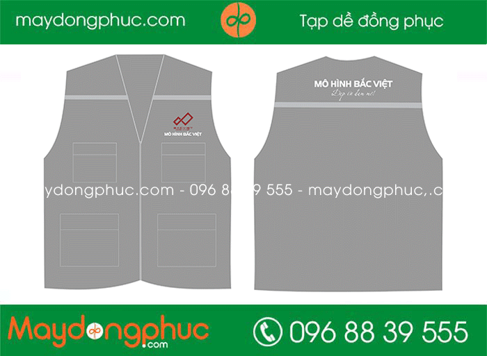 May áo gile Công ty Mô hình Bắc Việt