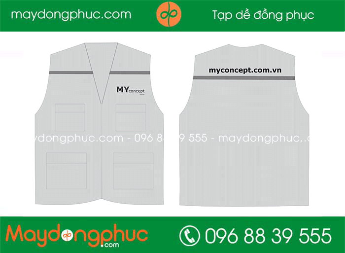 May áo gile Công ty Myconcept