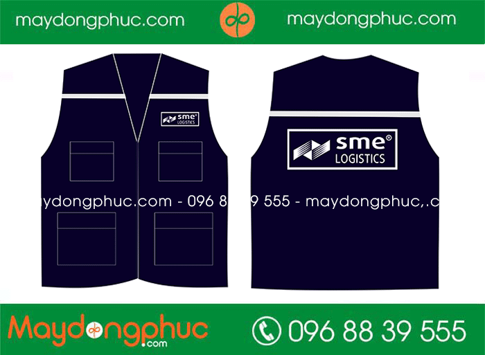 May áo gile Công ty SME Logistics