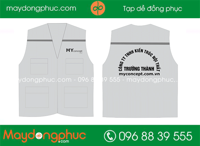 May áo gile Công ty TNHH kiến trúc nội thất Trường Thành