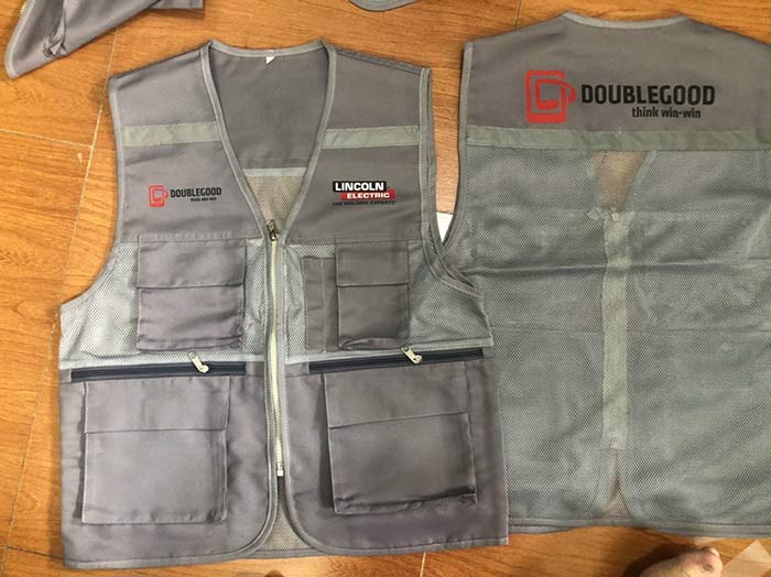 May áo gile đồng phục Công ty DoubleGood