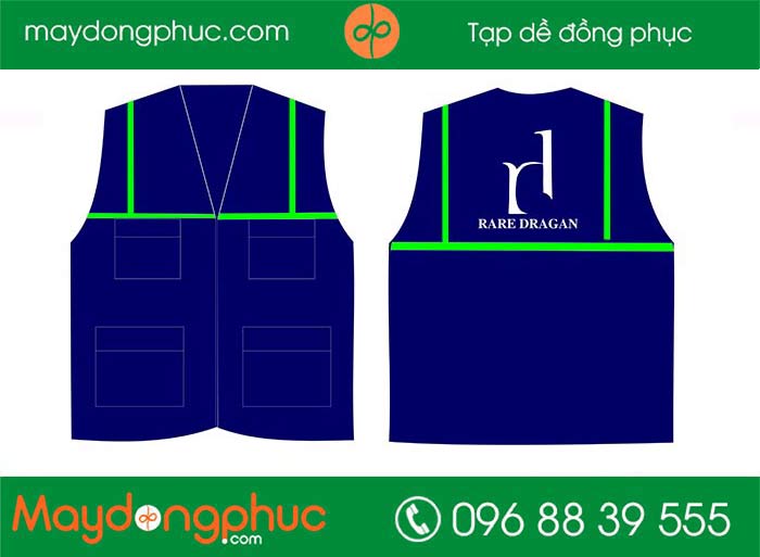 May áo gile đồng phục Công ty Rare Dragan