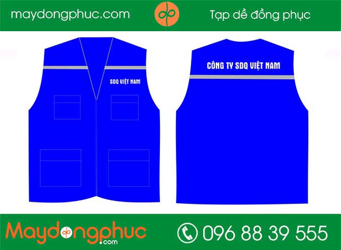 May áo gile đồng phục Công ty SDQ Việt Nam