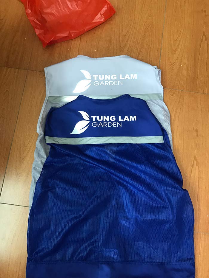 May áo gile đồng phục Công ty Tùng Lâm Garden