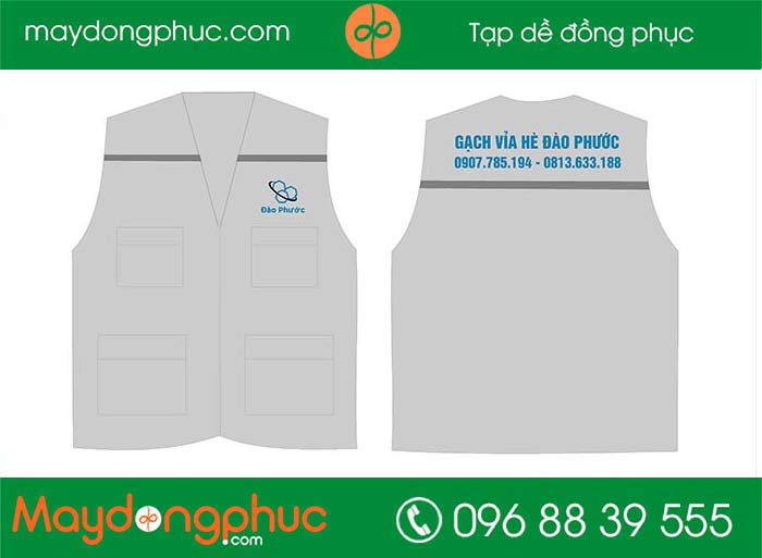 May áo gile Gạch vỉa hè Đào Phước