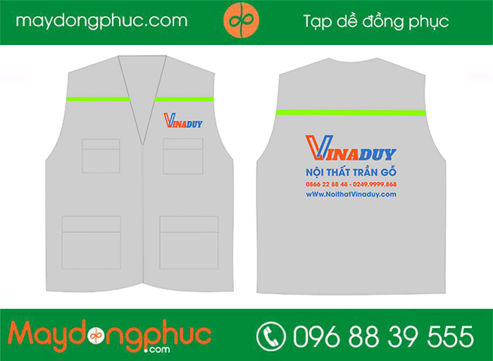 May áo gile nội thất trần gỗ Vinaduy