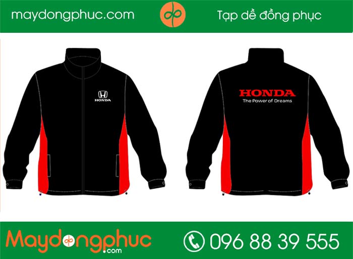 May áo gió cửa hàng Honda