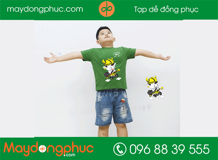 May áo phông hình con trâu