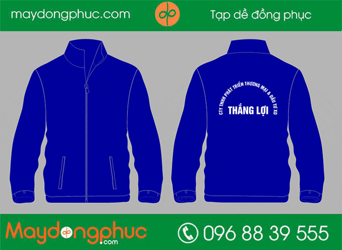 May áo khoác Công ty TNHH Phát triển thương mại & đầu tư XD Thắng Lợi