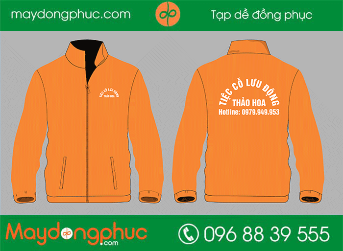 May áo khoác Tiệc cỗ lưu động Thảo Hoa