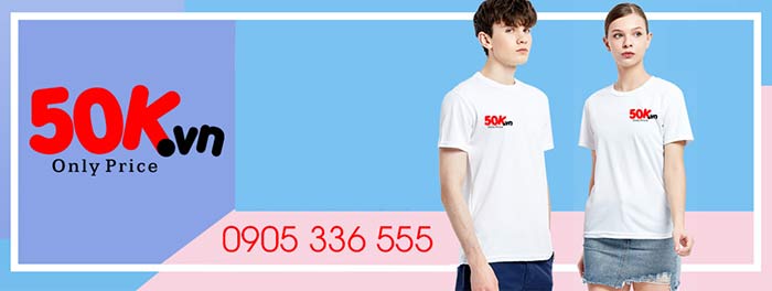 May áo phông đồng phục 50k