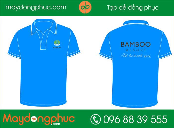 May áo phông công ty Bamboo Resort