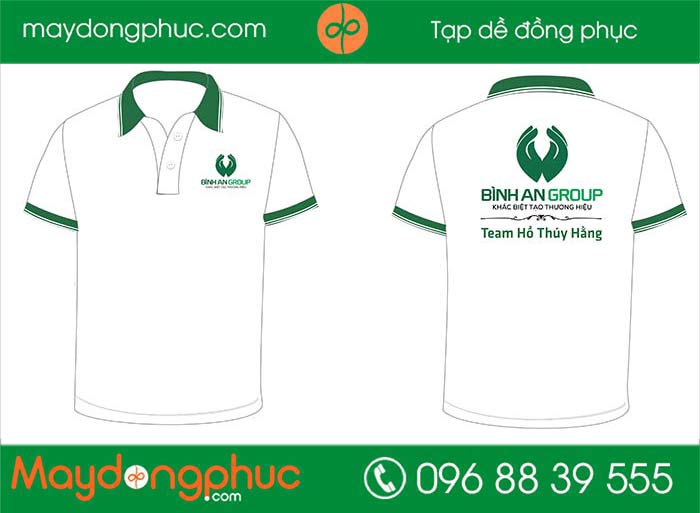 May áo phông Bình An Group – Team Hồ Thúy Hằng - mẫu 3