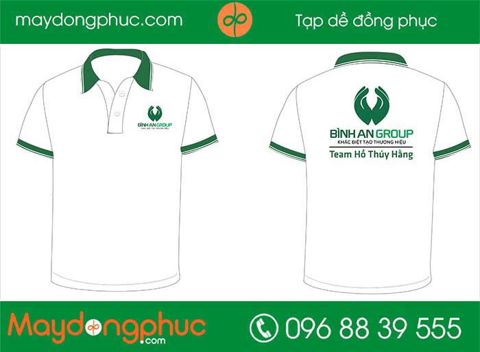 May áo phông Bình An Group – Team Hồ Thúy Hằng - mẫu 2