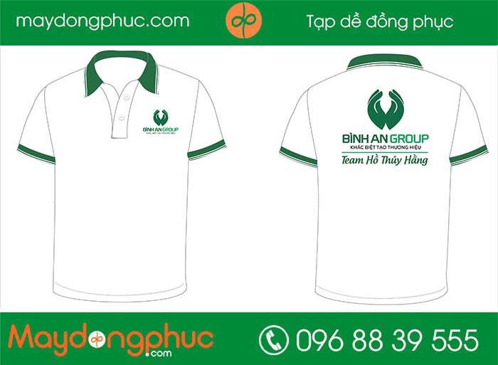 May áo phông Bình An Group – Team Hồ Thúy Hằng