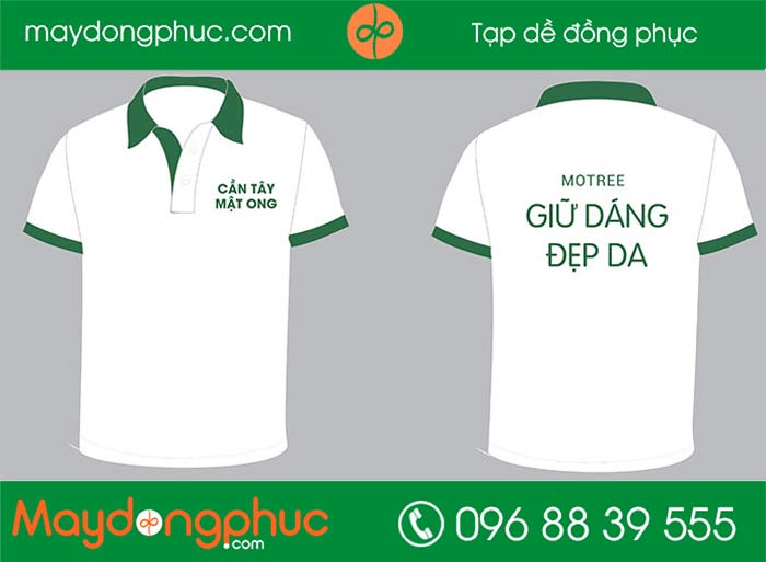 May áo phông cần tây mật ong