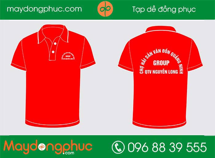 May áo phông Chợ hải sản Vân Đồn QTV Nguyễn Long