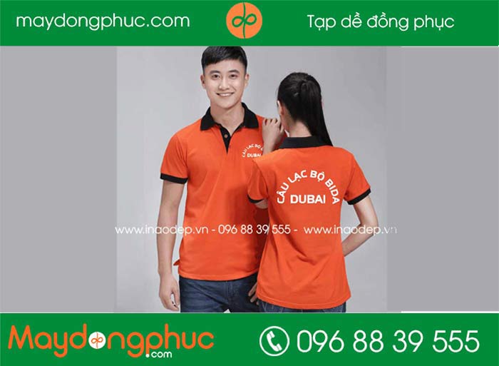 May áo phông câu lạc bộ Bida DuBai