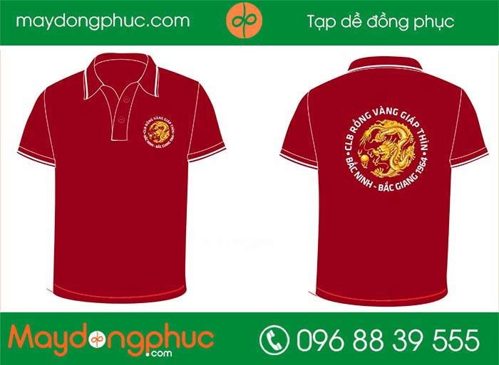 May áo phông CLB Rồng Vàng Giáp Thìn