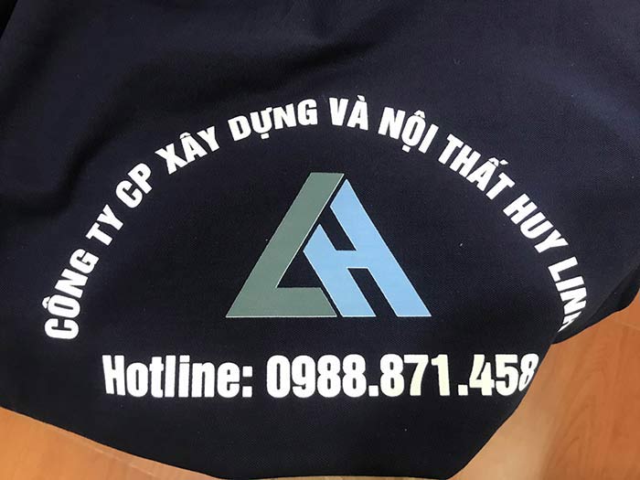 May áo phông Công ty cổ phần Xây dựng và nội thất Huy Linh