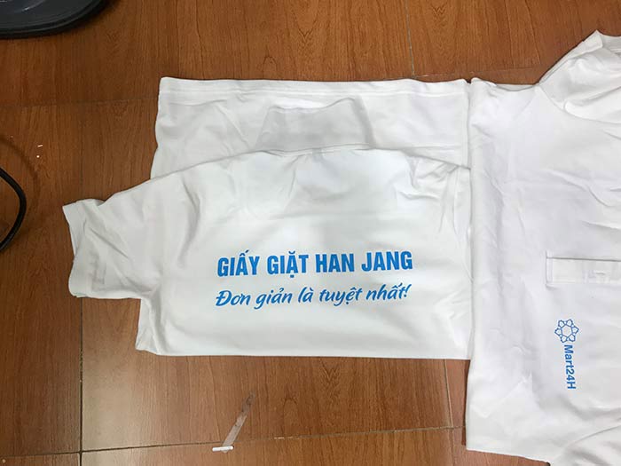 May áo phông Công ty Giấy giặt Han Jang
