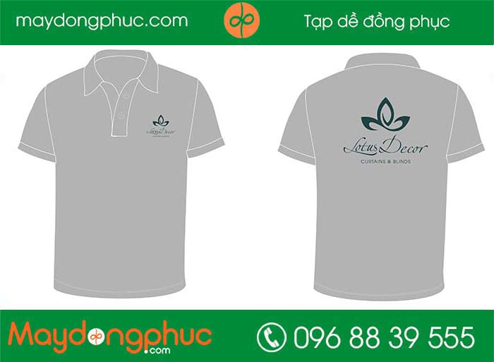 May áo phông Công ty Lotus Decor - mẫu 2