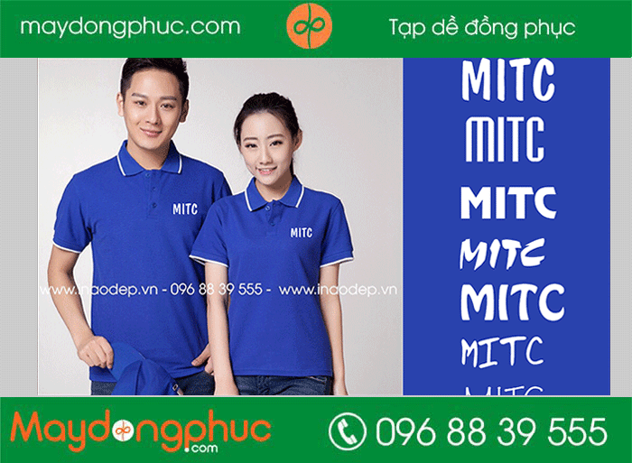 May áo phông dồng phục Công ty MITC