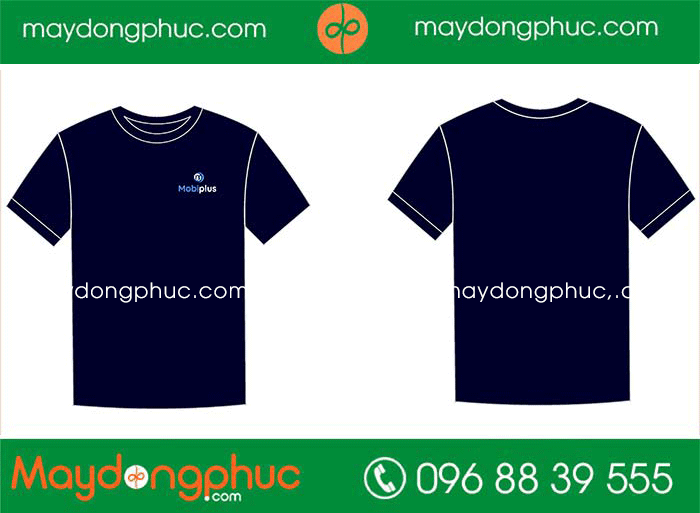 May áo phông cổ tròn Công ty MobiPlus