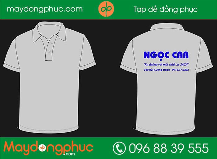 May áo phông công ty Ngọc Car