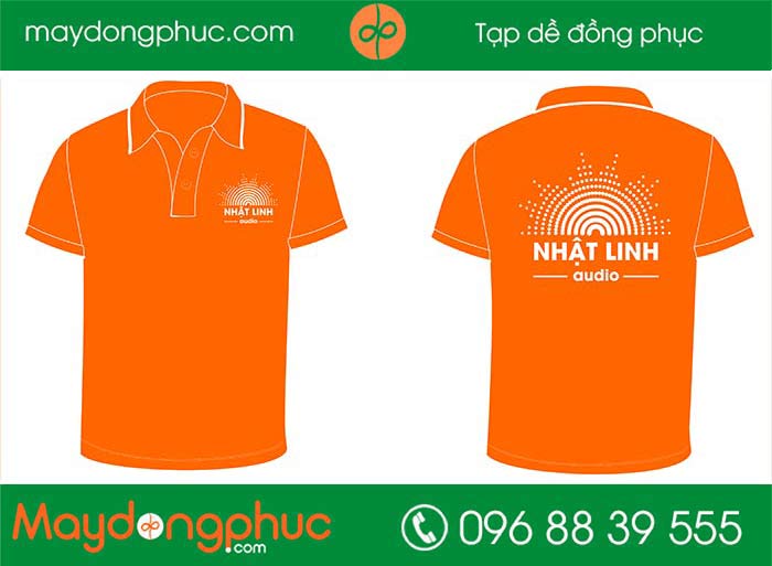 May áo phông Công ty Nhật Linh Audio - mẫu 2