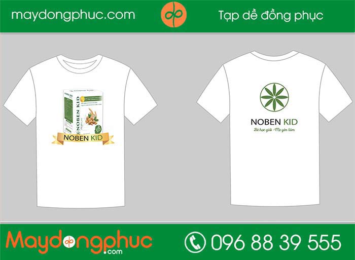 May áo phông Công ty Noben Kid