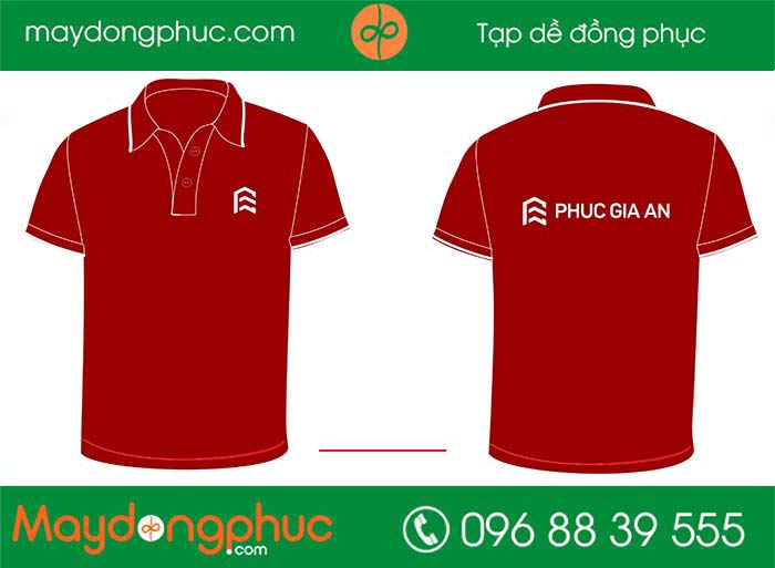 May áo phông đồng phục Công ty Phúc Gia An
