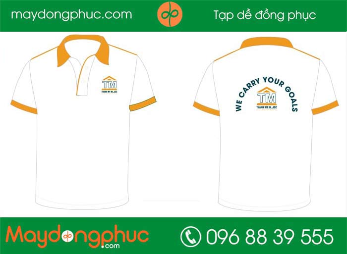 May áo phông công ty Thành Mỹ - mẫu 2