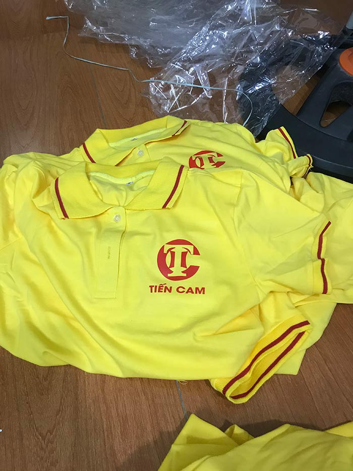May áo phông Công ty Tiến Cam