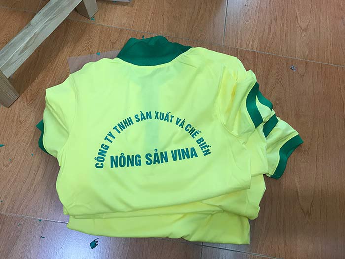 May áo phông Công ty TNHH sản xuất chế biến nông sản Vina
