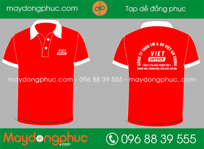 May áo phông Công ty TNHH TM&DV Việt An Thịnh - mẫu 3