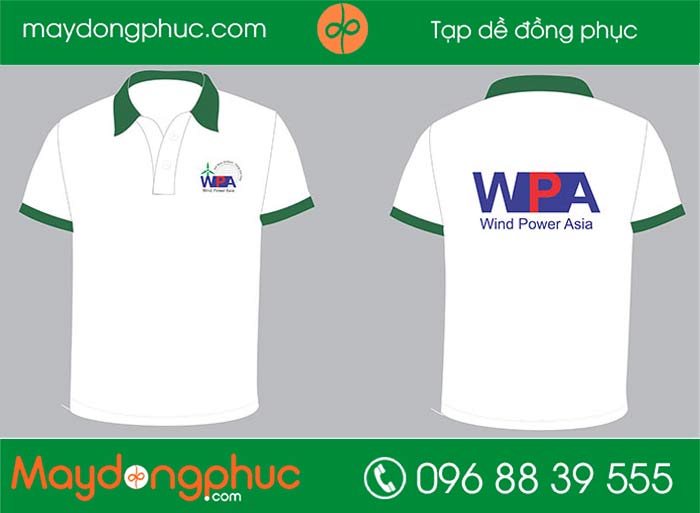 May áo phông công ty WPA - mẫu 2