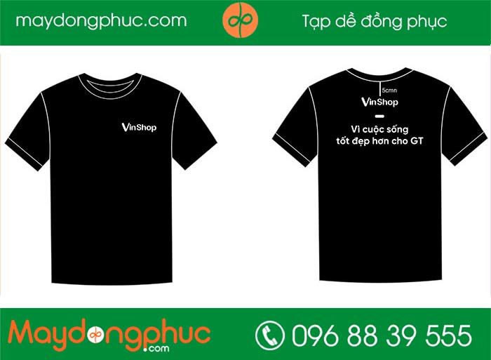May áo phông cửa hàng VinShop