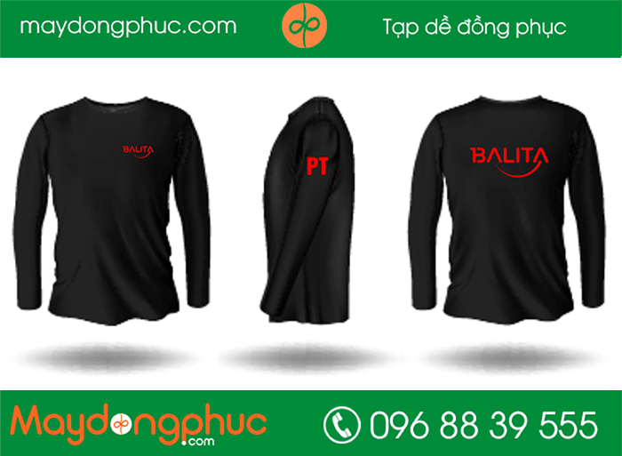 May áo phông dài tay CLB Balita