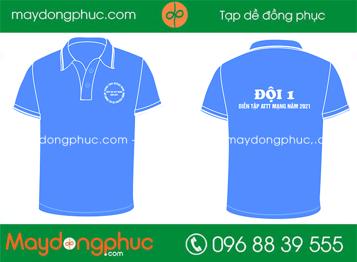 May áo phông Đội 1 diễn tập ATTT mạng 2021 - mẫu 4
